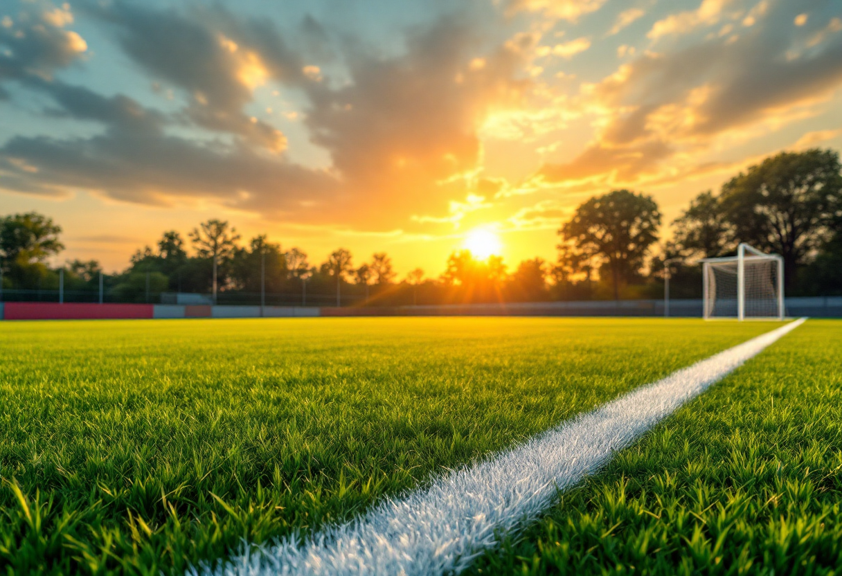 Giocatori Under 17 della Campese in azione a Cittanova