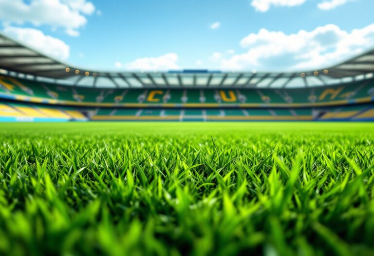 Logo del Football Club de Nantes con sfondo verde e giallo