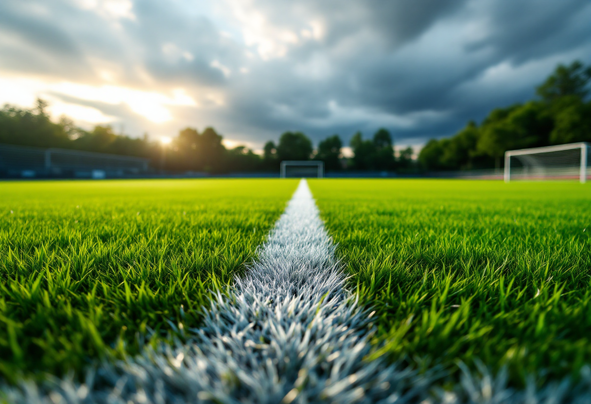 Giocatori di Pontedera e Ascoli in azione durante la partita